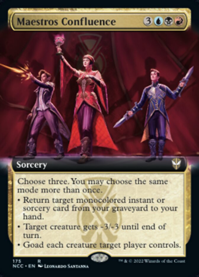 Maestros Confluence (Extended Art) [Streets of New Capenna Commander] | Nerdhalla Games