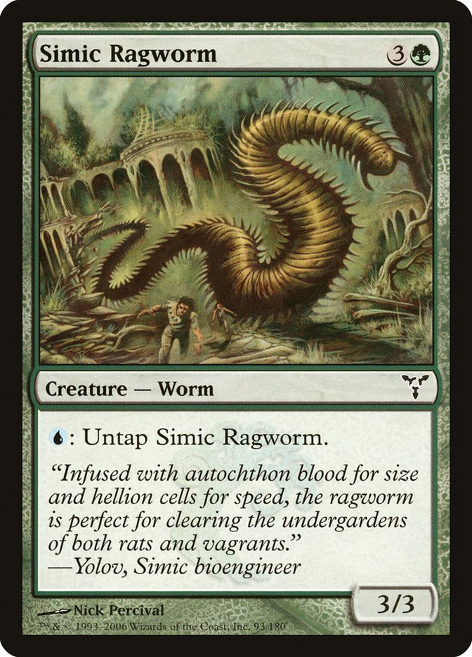 Simic Ragworm [Dissension] | Nerdhalla Games