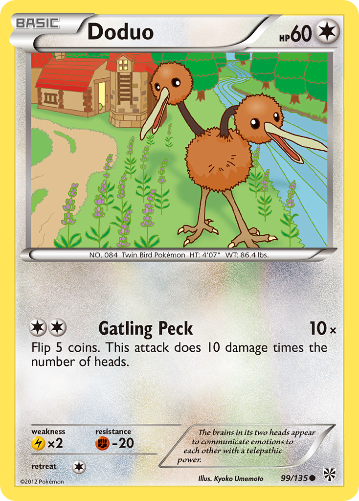 Doduo (99/135) [Black & White: Plasma Storm] | Nerdhalla Games