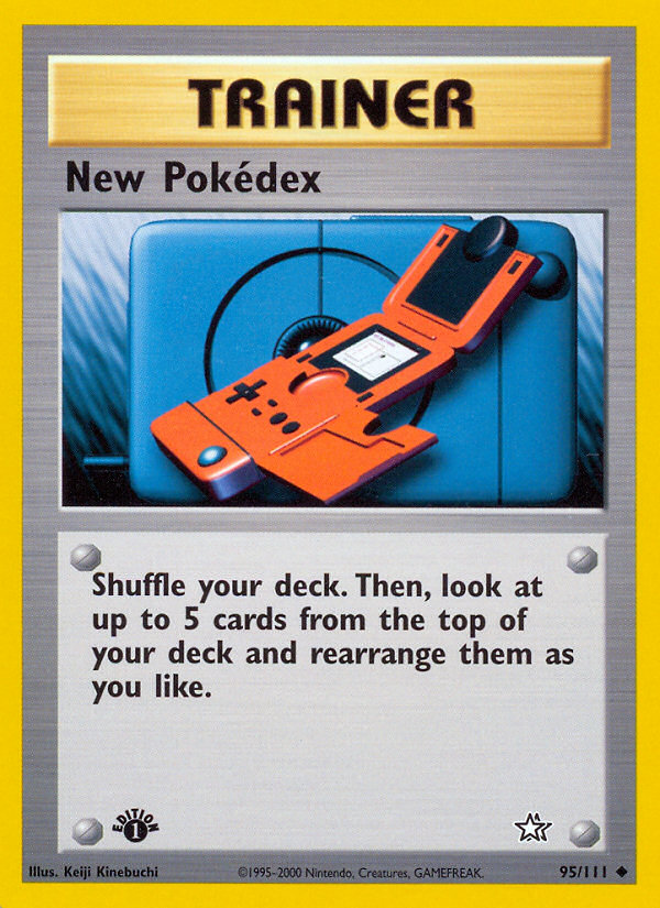 New Pokedex (95/111) [Neo Genesis 1st Edition] | Nerdhalla Games