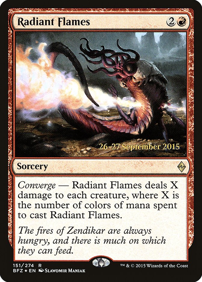 Radiant Flames  [Battle for Zendikar Prerelease Promos] | Nerdhalla Games