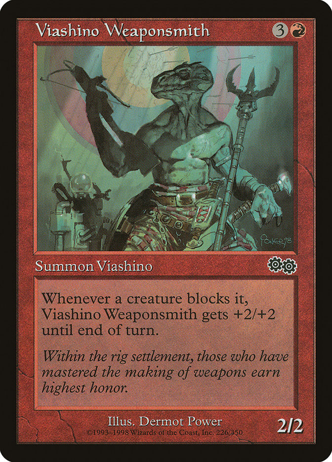 Viashino Weaponsmith [Urza's Saga] | Nerdhalla Games