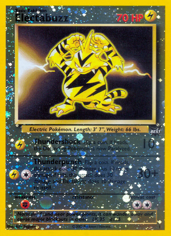 Electabuzz (1) [Best of Promos] | Nerdhalla Games