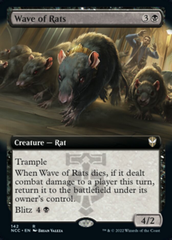 Wave of Rats (Extended Art) [Streets of New Capenna Commander] | Nerdhalla Games