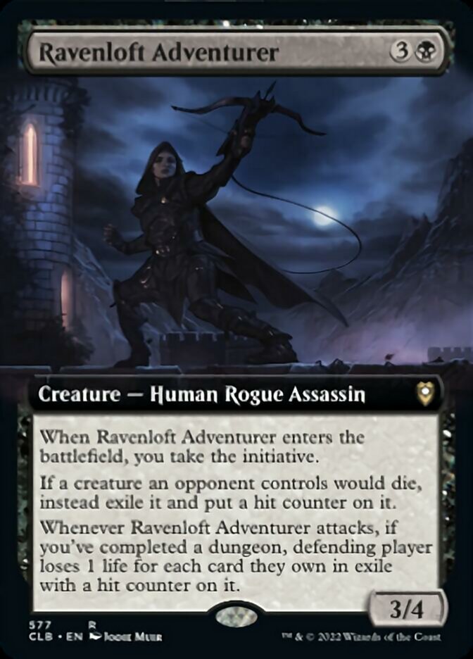 Ravenloft Adventurer (Extended Art) [Commander Legends: Battle for Baldur's Gate] | Nerdhalla Games