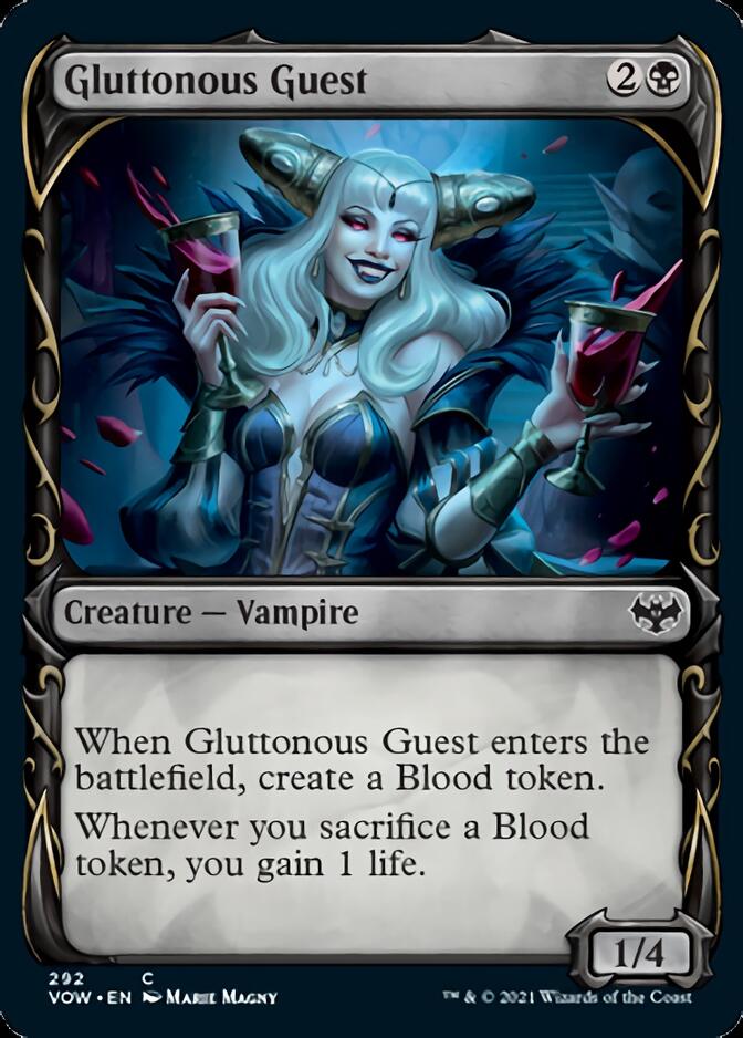 Gluttonous Guest (Showcase Fang Frame) [Innistrad: Crimson Vow] | Nerdhalla Games