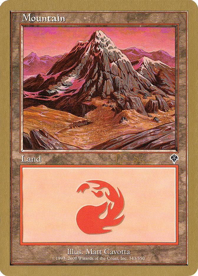 Mountain (jt343a) (Jan Tomcani) (INV) [World Championship Decks 2001] | Nerdhalla Games