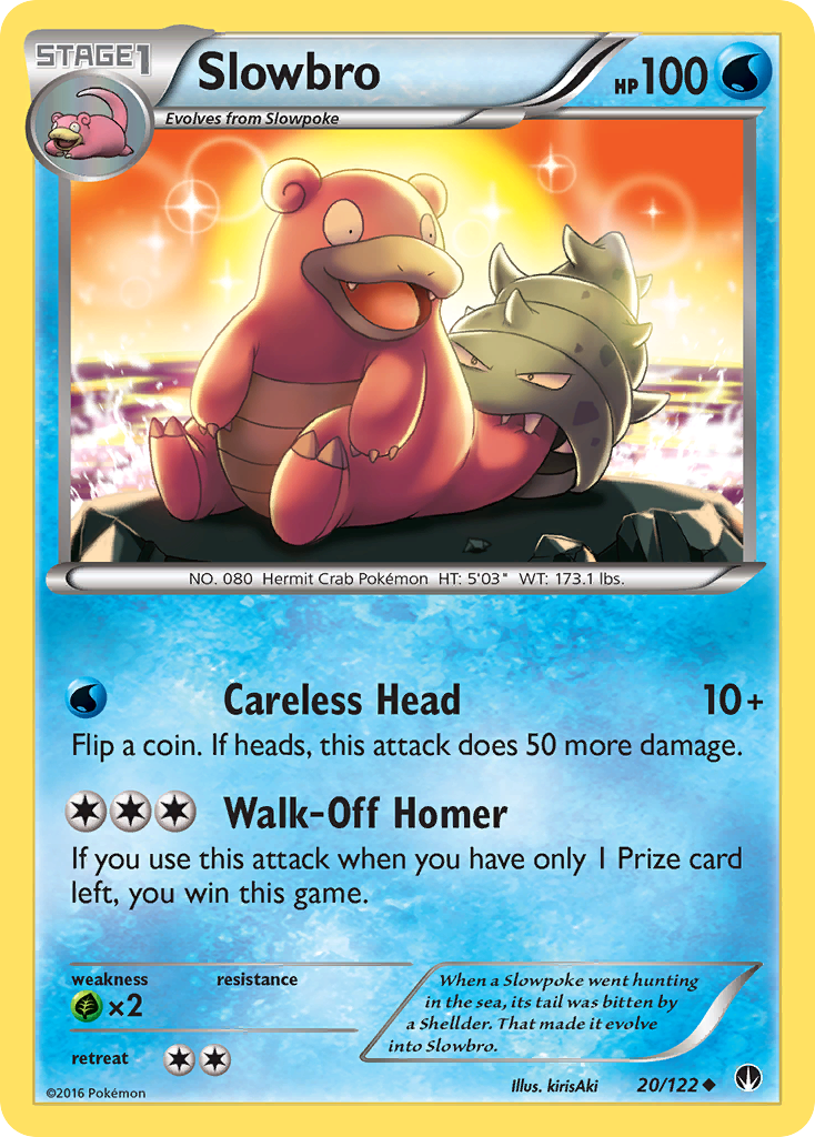 Slowbro (20/122) [XY: BREAKpoint] | Nerdhalla Games