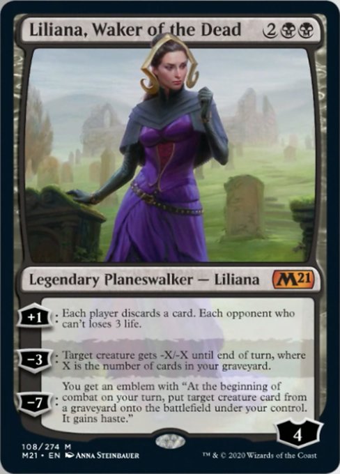 Liliana, Waker of the Dead [Core Set 2021] | Nerdhalla Games