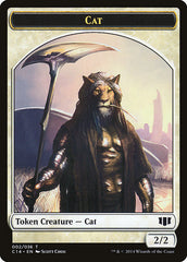 Angel // Cat Double-sided Token [Commander 2014 Tokens] | Nerdhalla Games