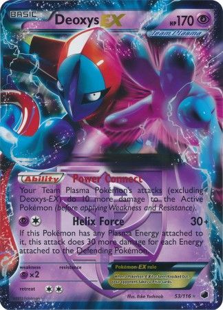 Deoxys EX (53/116) (Jumbo Card) [Black & White: Plasma Freeze] | Nerdhalla Games