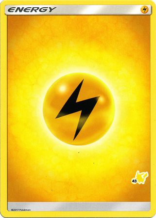 Lightning Energy (Pikachu Stamp #43) [Battle Academy 2020] | Nerdhalla Games