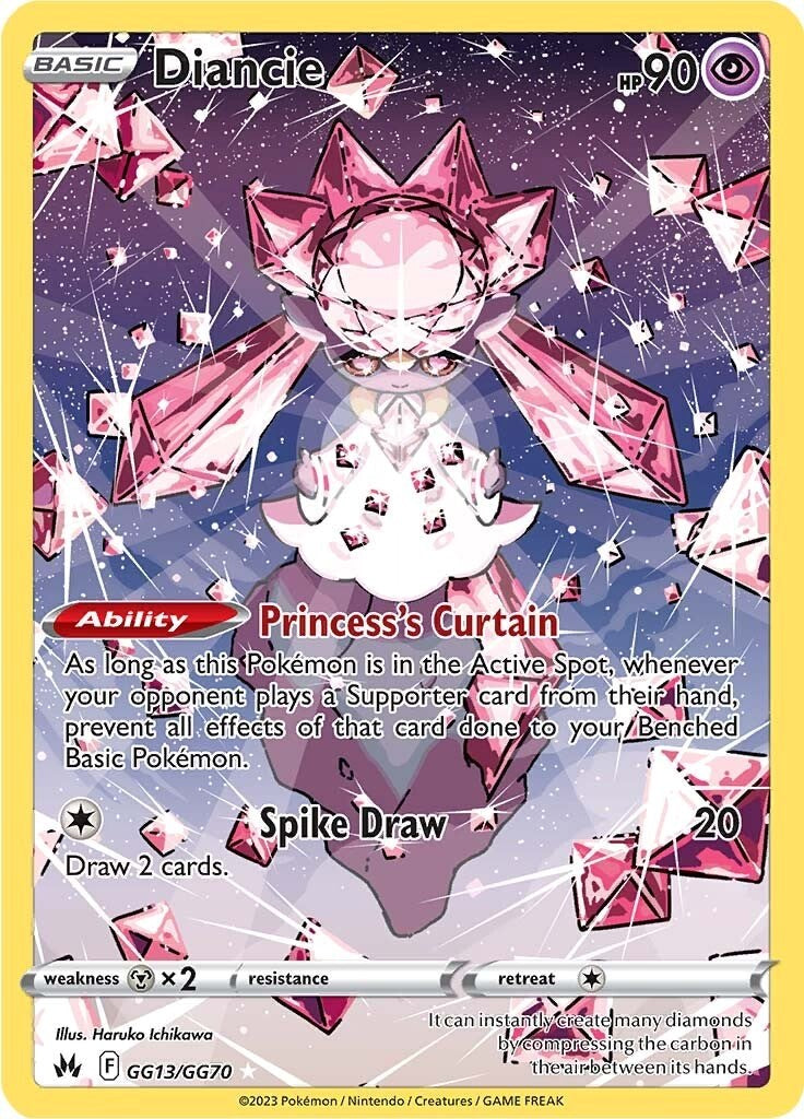 Diancie (GG13/GG70) [Sword & Shield: Crown Zenith] | Nerdhalla Games