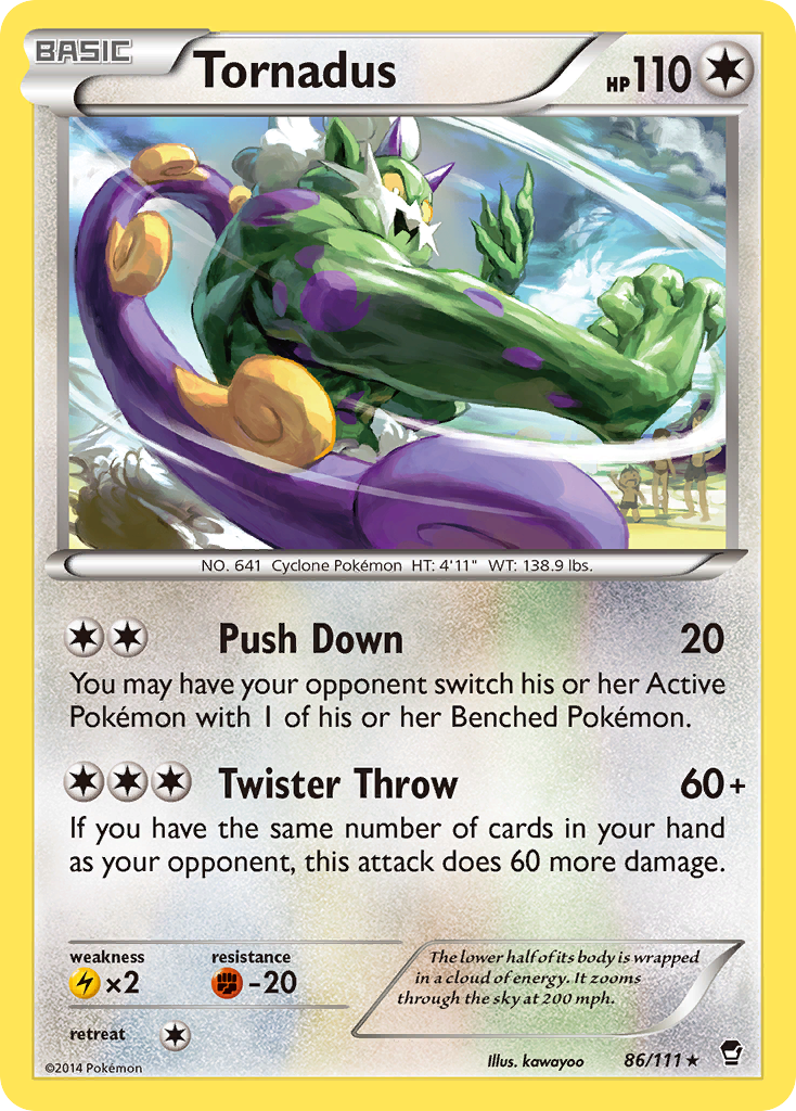 Tornadus (86/111) [XY: Furious Fists] | Nerdhalla Games