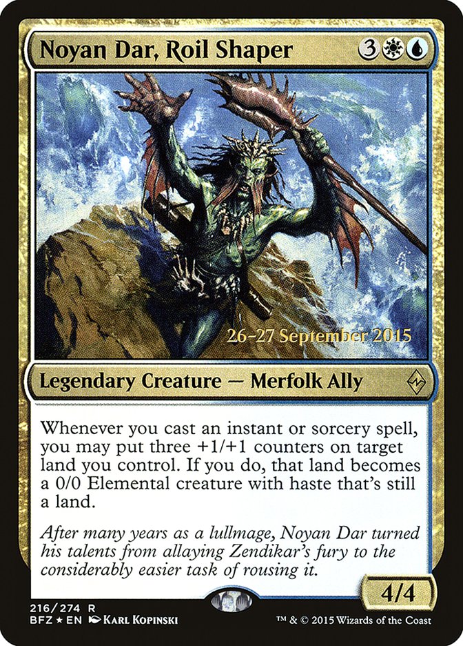 Noyan Dar, Roil Shaper  [Battle for Zendikar Prerelease Promos] | Nerdhalla Games