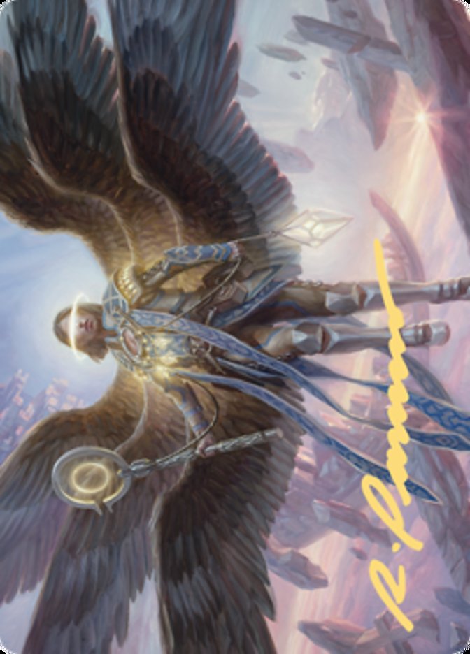 Angel of Destiny Art Card (Gold-Stamped Signature) [Zendikar Rising Art Series] | Nerdhalla Games