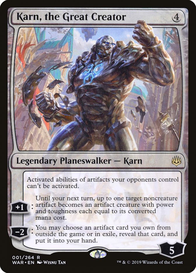 Karn, the Great Creator [War of the Spark] | Nerdhalla Games