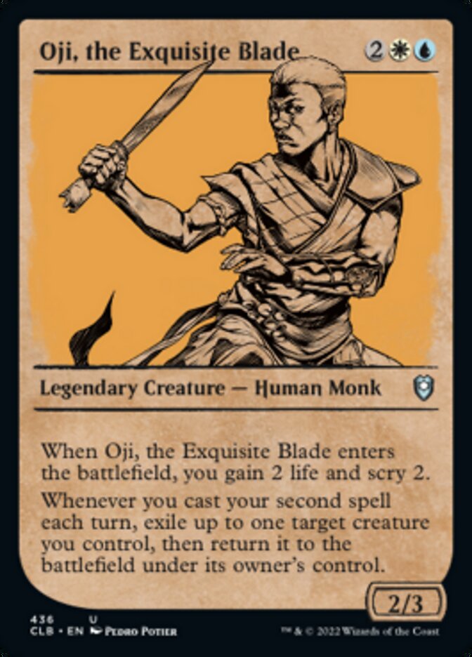 Oji, the Exquisite Blade (Showcase) [Commander Legends: Battle for Baldur's Gate] | Nerdhalla Games