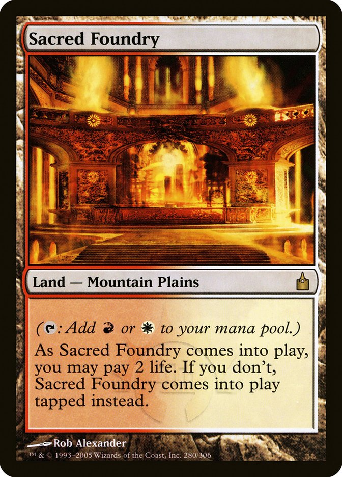 Sacred Foundry [Ravnica: City of Guilds] | Nerdhalla Games