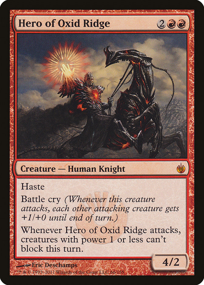 Hero of Oxid Ridge [Mirrodin Besieged] | Nerdhalla Games