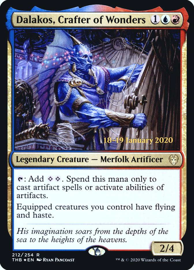 Dalakos, Crafter of Wonders [Theros Beyond Death Prerelease Promos] | Nerdhalla Games