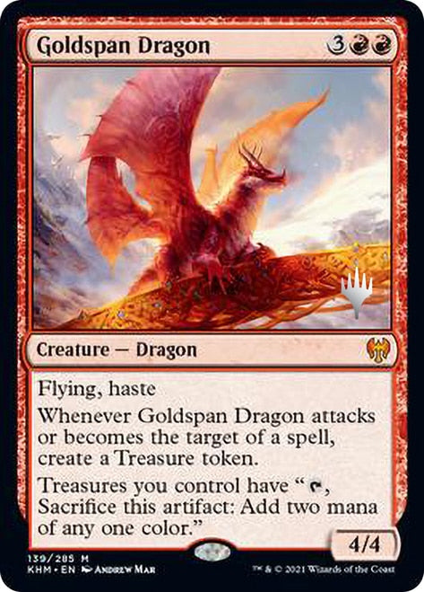 Goldspan Dragon [Kaldheim Promo Pack] | Nerdhalla Games