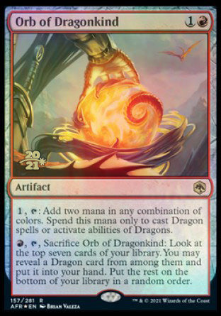 Orb of Dragonkind [Dungeons & Dragons: Adventures in the Forgotten Realms Prerelease Promos] | Nerdhalla Games