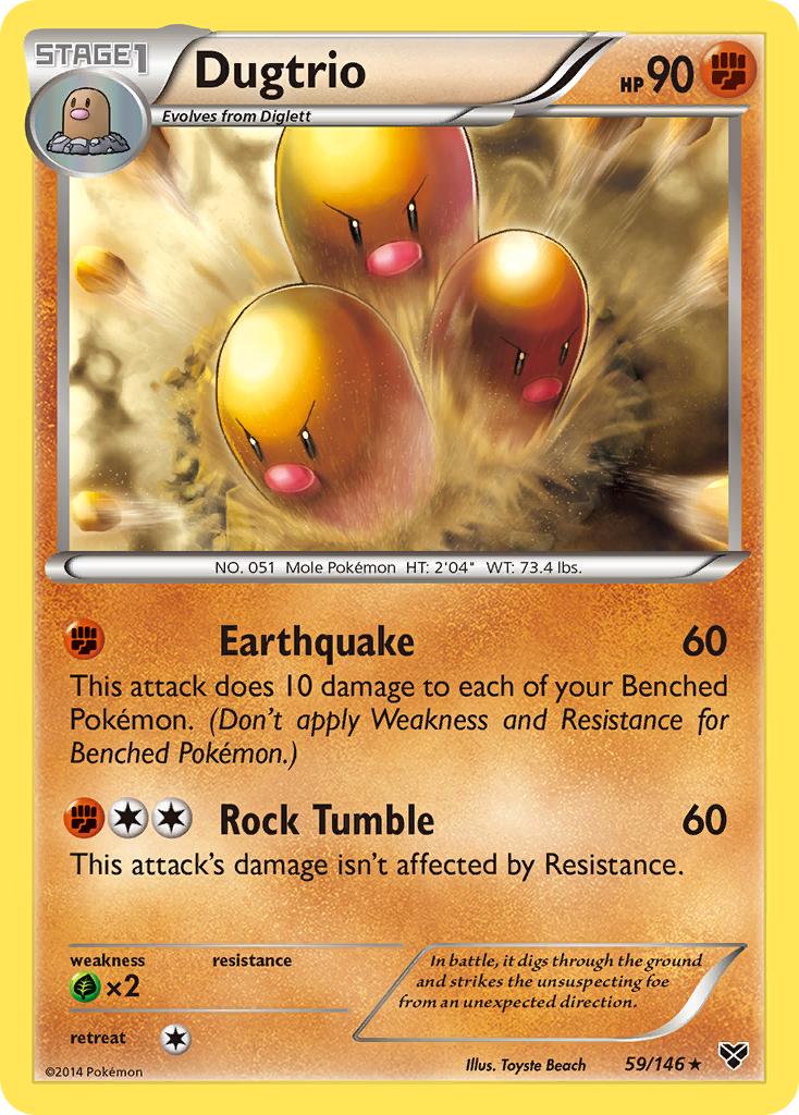 Dugtrio (59/146) [XY: Base Set] | Nerdhalla Games