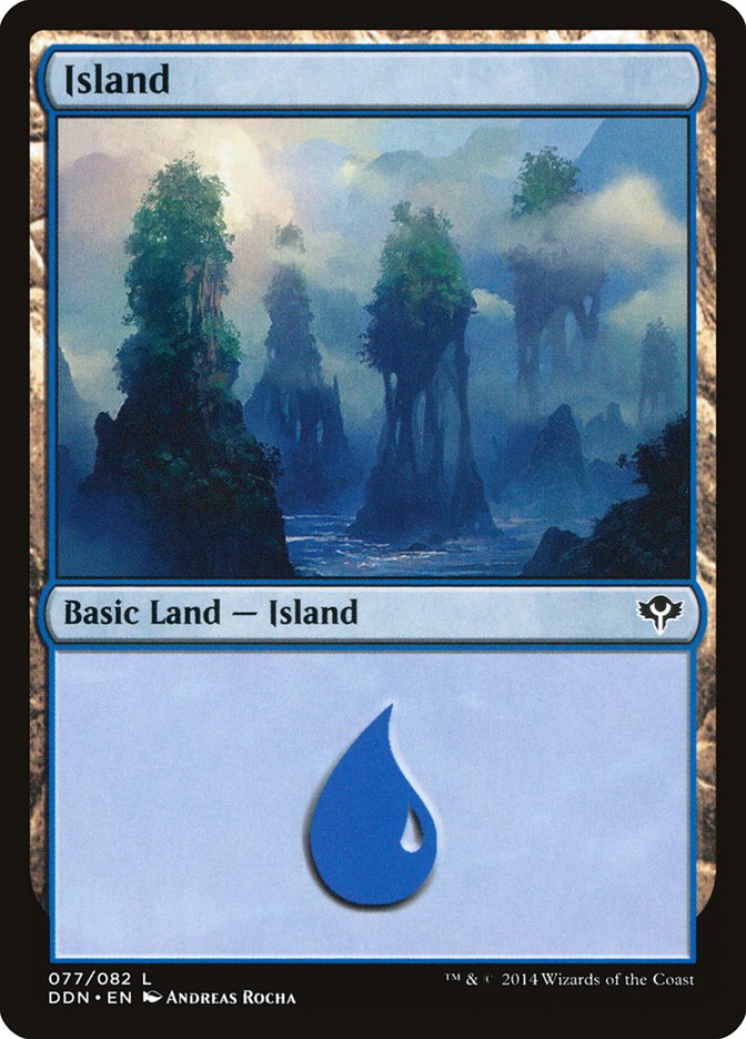 Island (77) [Duel Decks: Speed vs. Cunning] | Nerdhalla Games