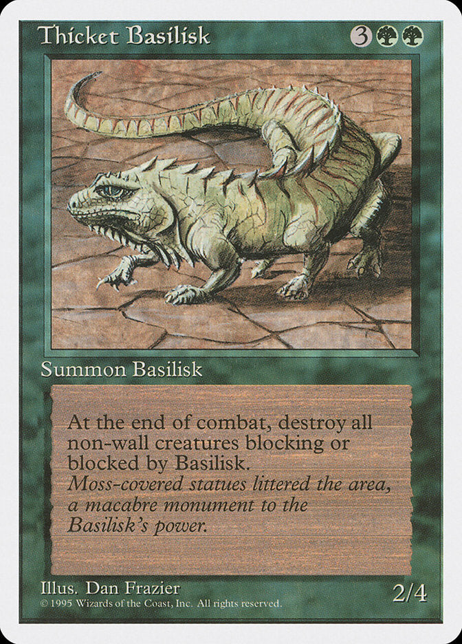 Thicket Basilisk [Fourth Edition] | Nerdhalla Games