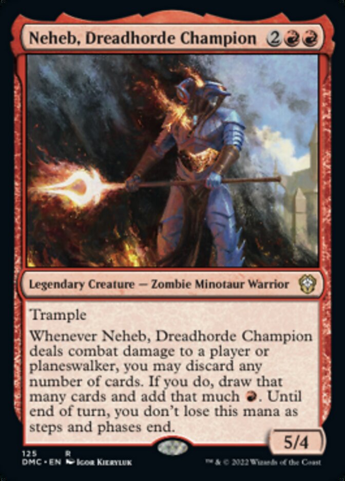 Neheb, Dreadhorde Champion [Dominaria United Commander] | Nerdhalla Games