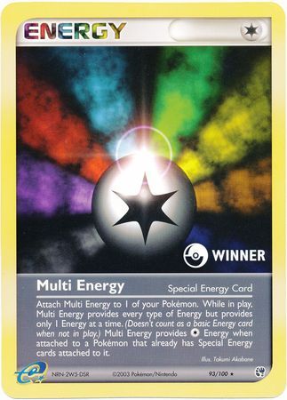 Multi Energy (93/100) (Winner League Promo) [EX: Sandstorm] | Nerdhalla Games