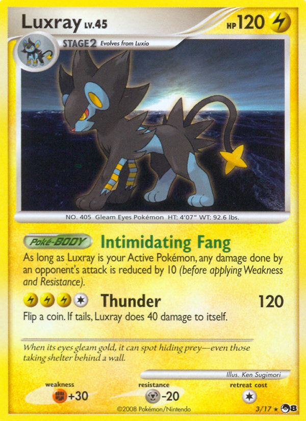 Luxray (3/17) [POP Series 8] | Nerdhalla Games