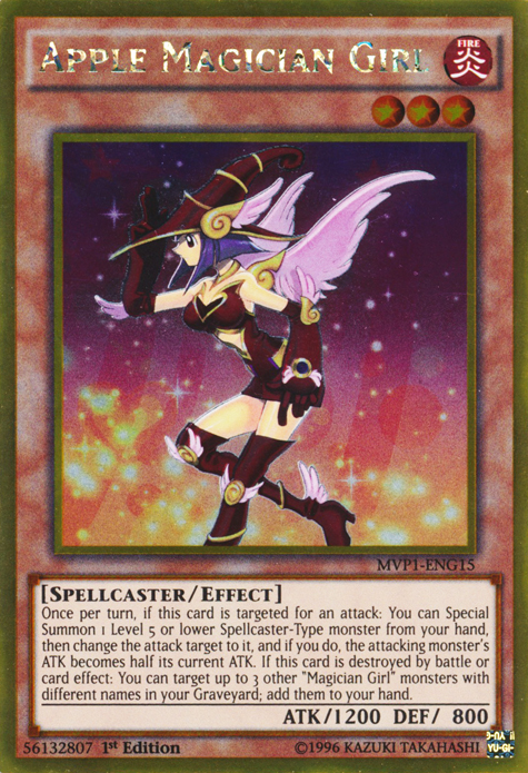 Apple Magician Girl [MVP1-ENG15] Gold Rare | Nerdhalla Games