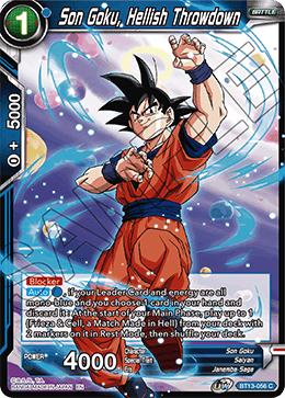 Son Goku, Hellish Throwdown (Common) [BT13-056] | Nerdhalla Games