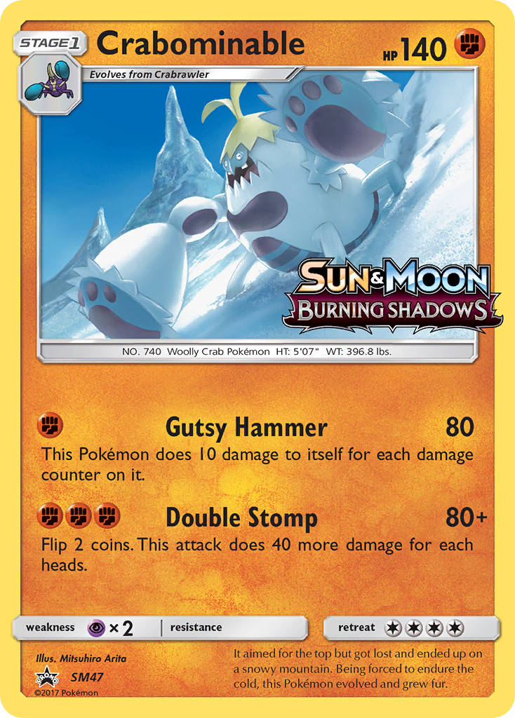 Crabominable (SM47) [Sun & Moon: Black Star Promos] | Nerdhalla Games