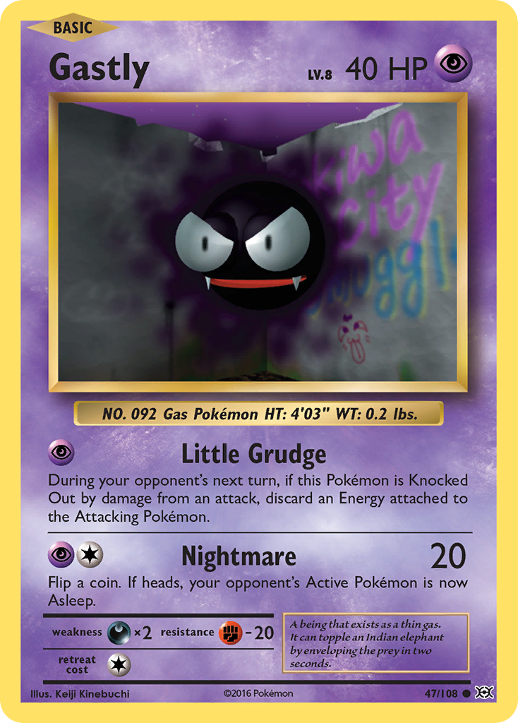 Gastly (47/108) [XY: Evolutions] | Nerdhalla Games