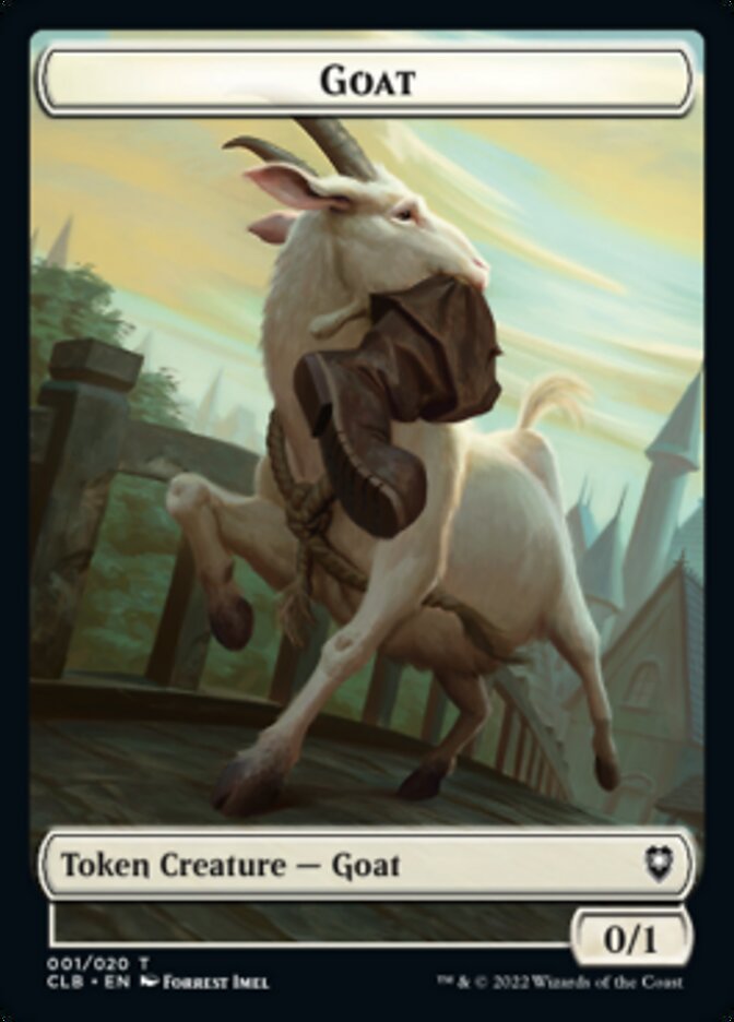 Goat Token [Commander Legends: Battle for Baldur's Gate Tokens] | Nerdhalla Games