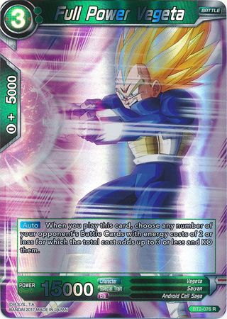 Full Power Vegeta [BT2-076] | Nerdhalla Games