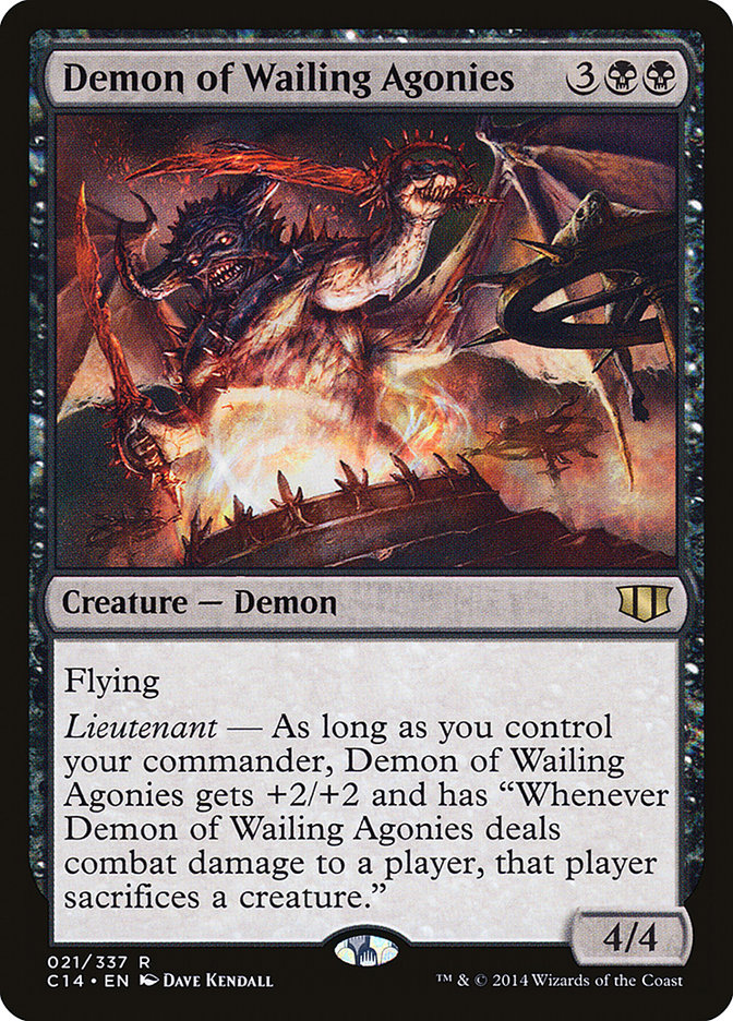 Demon of Wailing Agonies [Commander 2014] | Nerdhalla Games