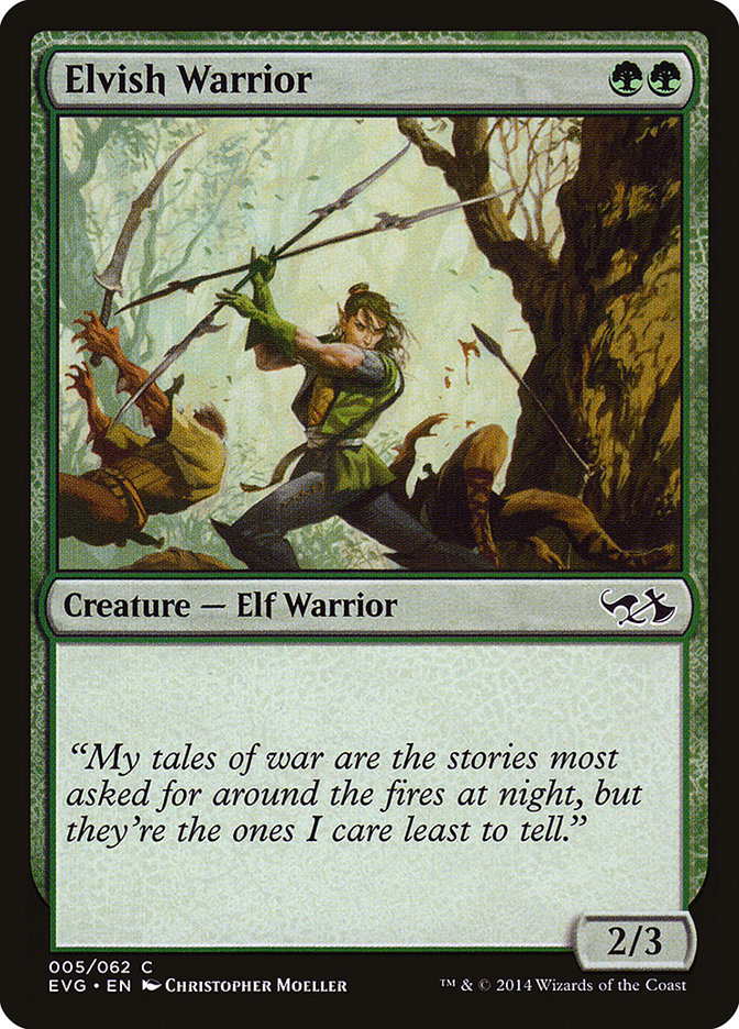 Elvish Warrior (Elves vs. Goblins) [Duel Decks Anthology] | Nerdhalla Games