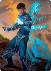 Jace, Mirror Mage 1 Art Card [Zendikar Rising Art Series] | Nerdhalla Games