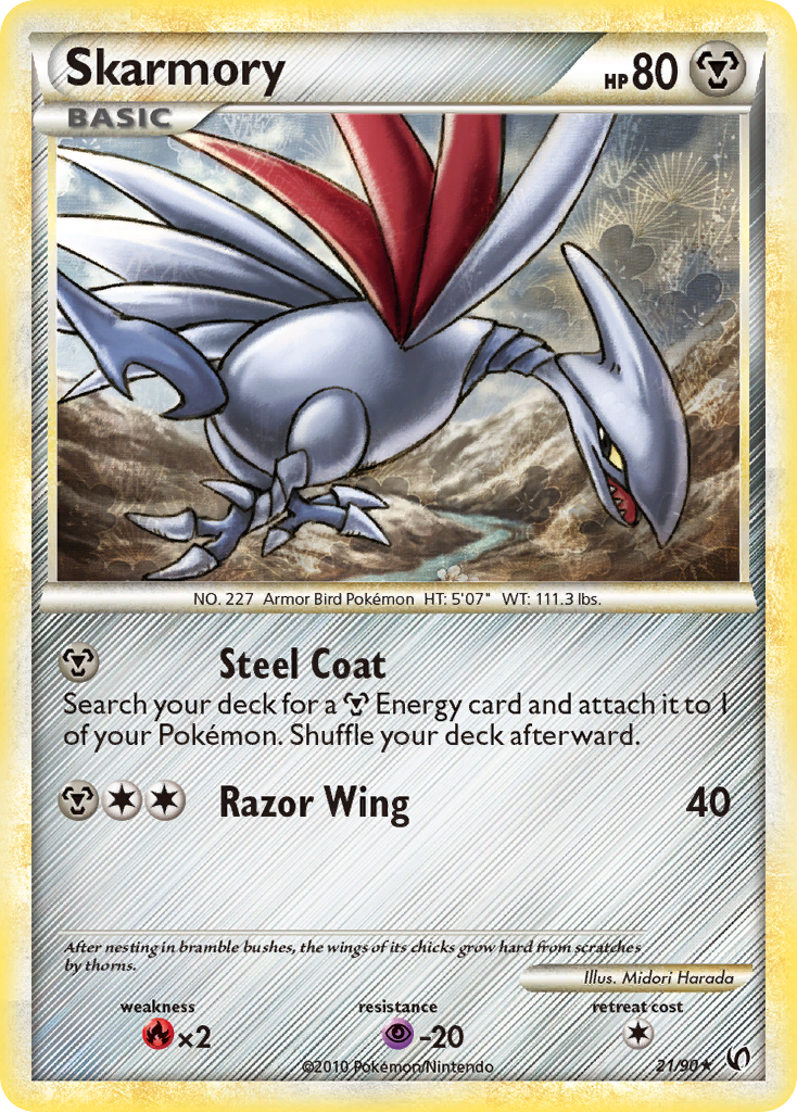 Skarmory (21/90) [HeartGold & SoulSilver: Undaunted] | Nerdhalla Games