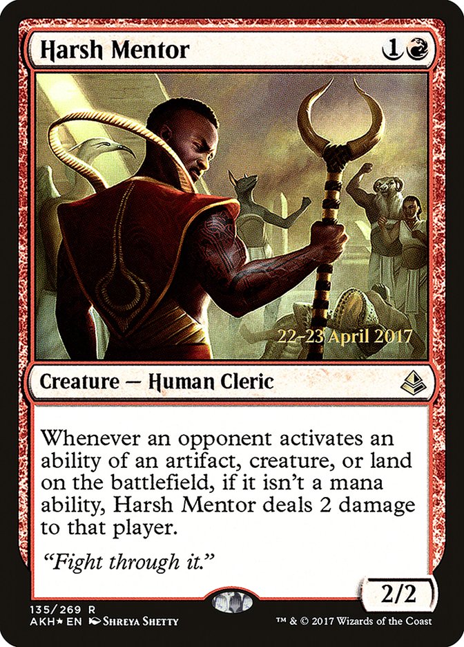 Harsh Mentor  [Amonkhet Prerelease Promos] | Nerdhalla Games