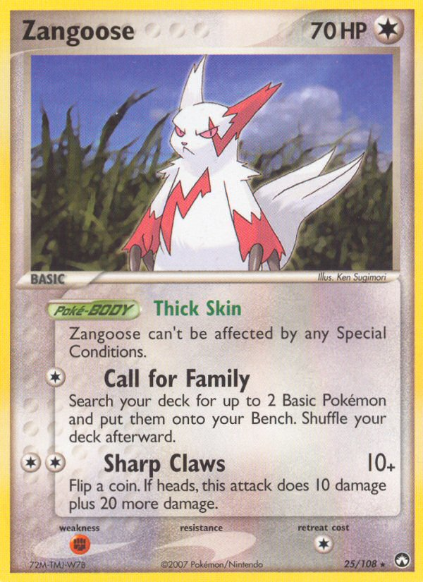 Zangoose (25/108) [EX: Power Keepers] | Nerdhalla Games