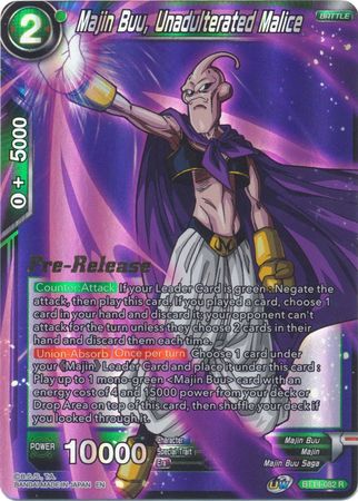 Majin Buu // Majin Buu, Unadulterated Might (BT14-062) [Cross Spirits Prerelease Promos] | Nerdhalla Games