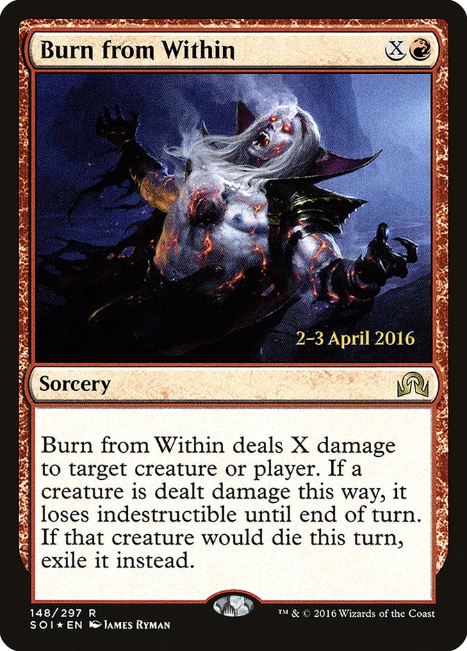 Burn from Within [Shadows over Innistrad Prerelease Promos] | Nerdhalla Games