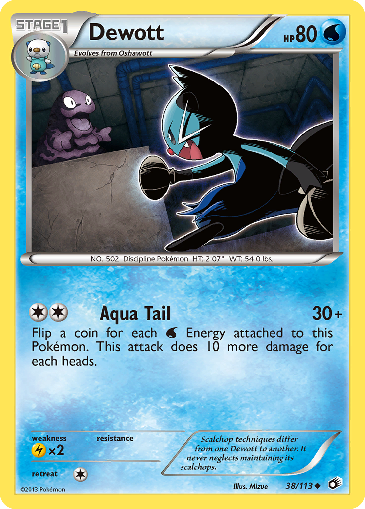 Dewott (38/113) [Black & White: Legendary Treasures] | Nerdhalla Games