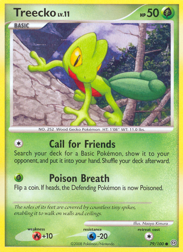 Treecko (79/100) [Diamond & Pearl: Stormfront] | Nerdhalla Games