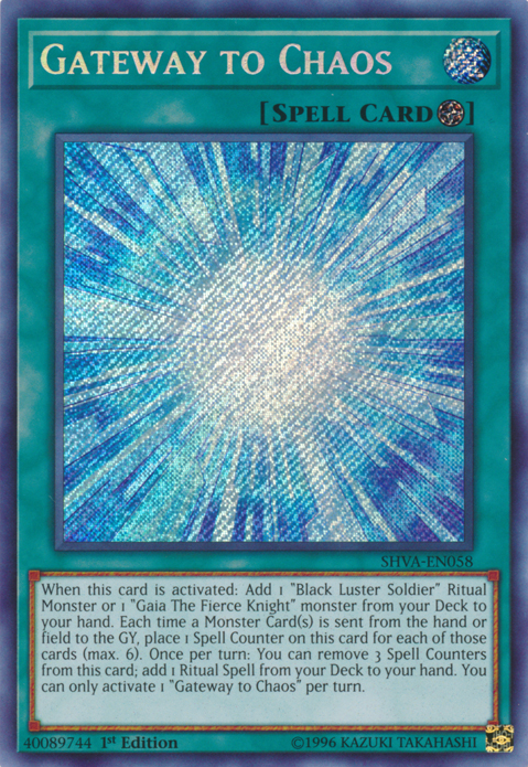 Gateway to Chaos [SHVA-EN058] Secret Rare | Nerdhalla Games